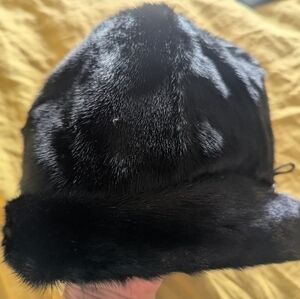Black Sealskin Hat